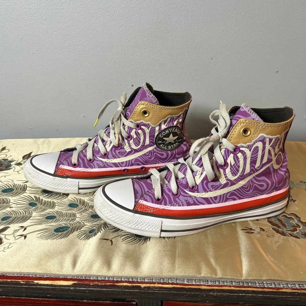 🔥 Converse x Wonka Collab – Rare Limited Ed.  Women's 6.5 / Men's 5-5.5 A08151C